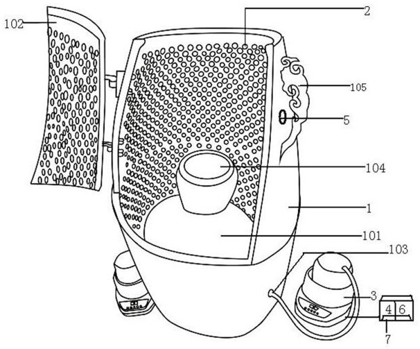 Fumigation health bottle device