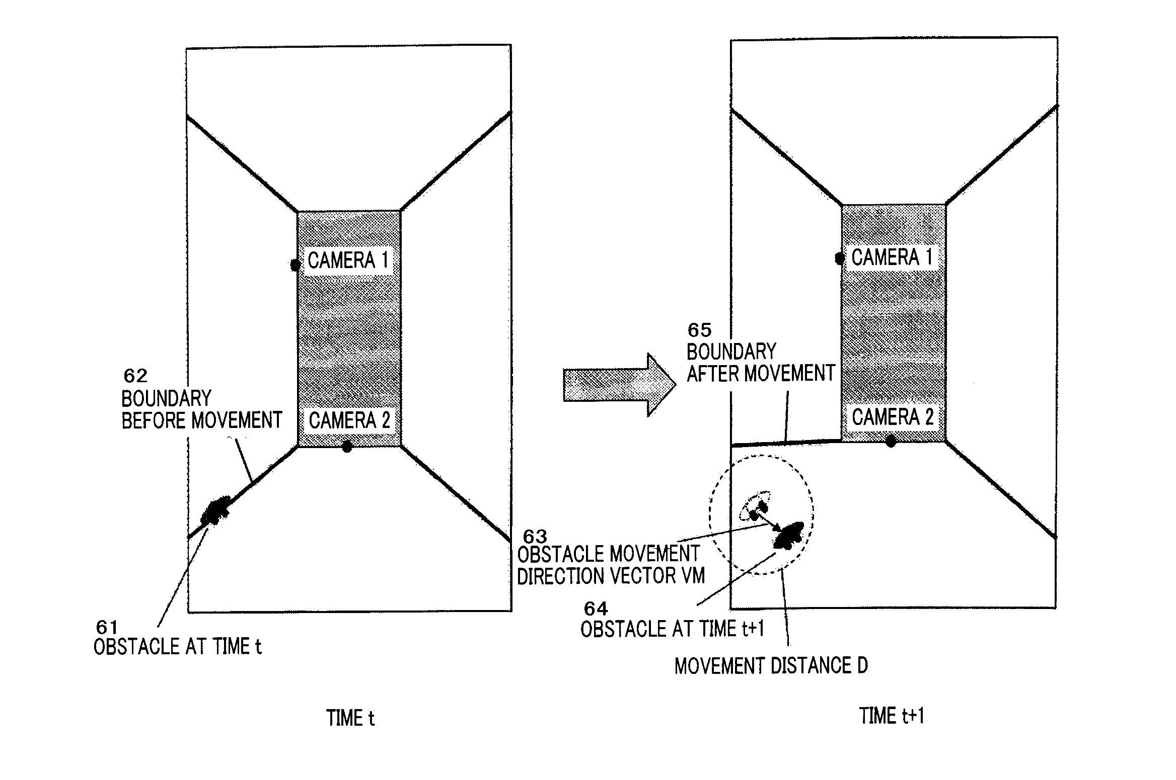 Driving support display device