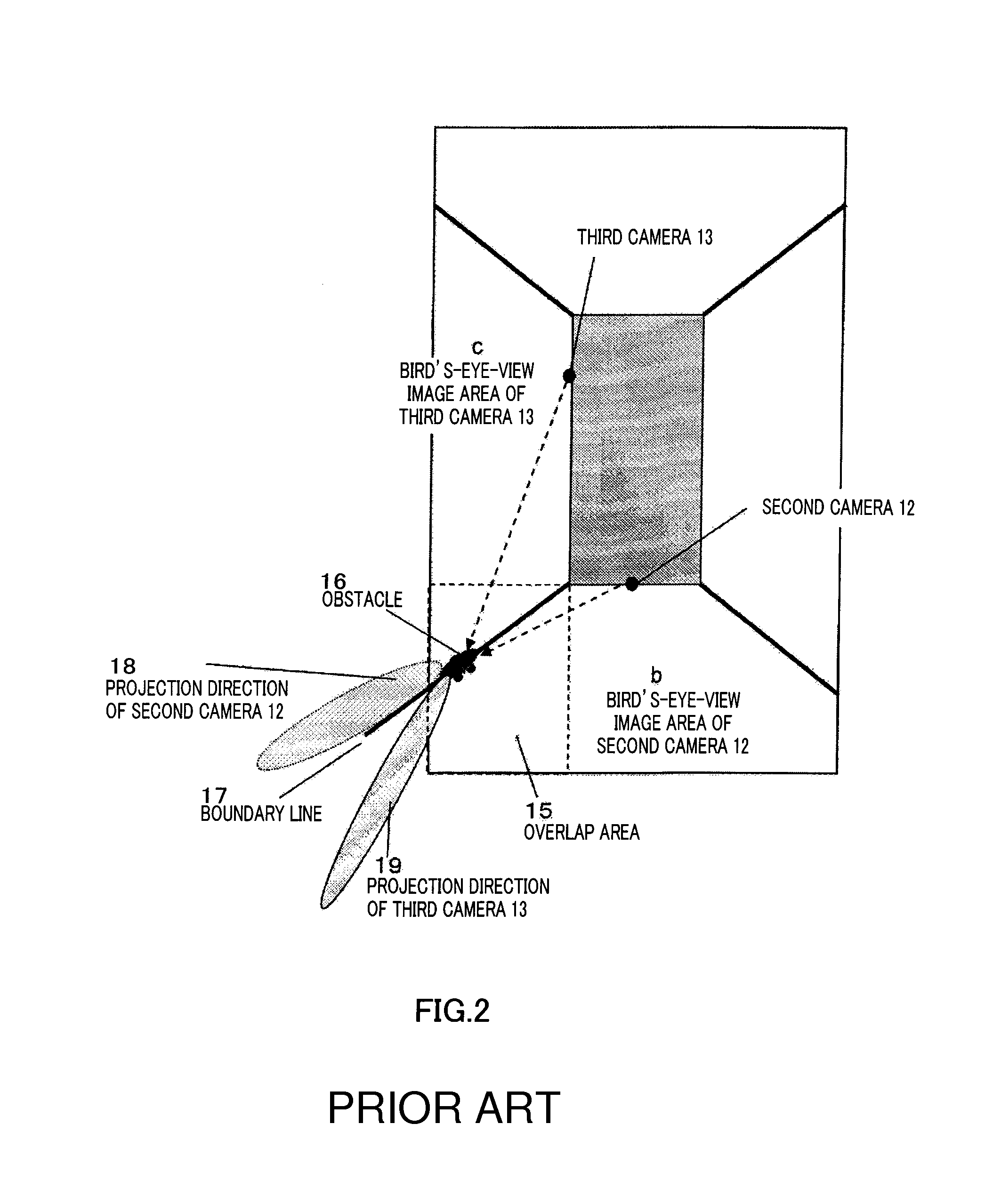 Driving support display device