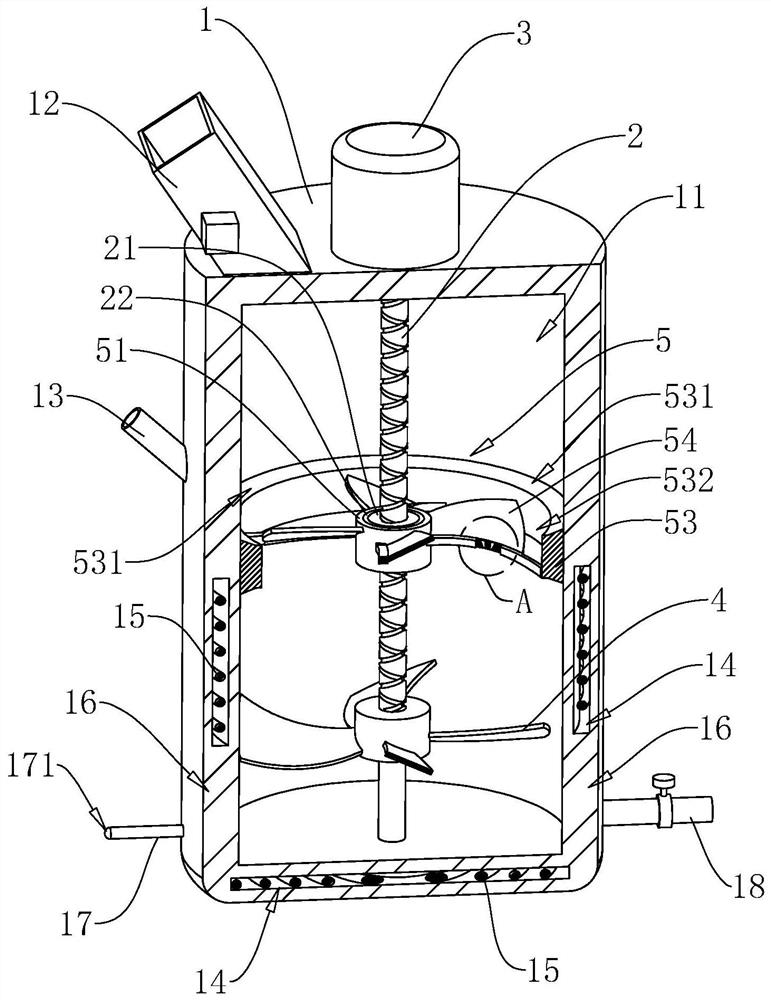 Reaction kettle for platinum purification