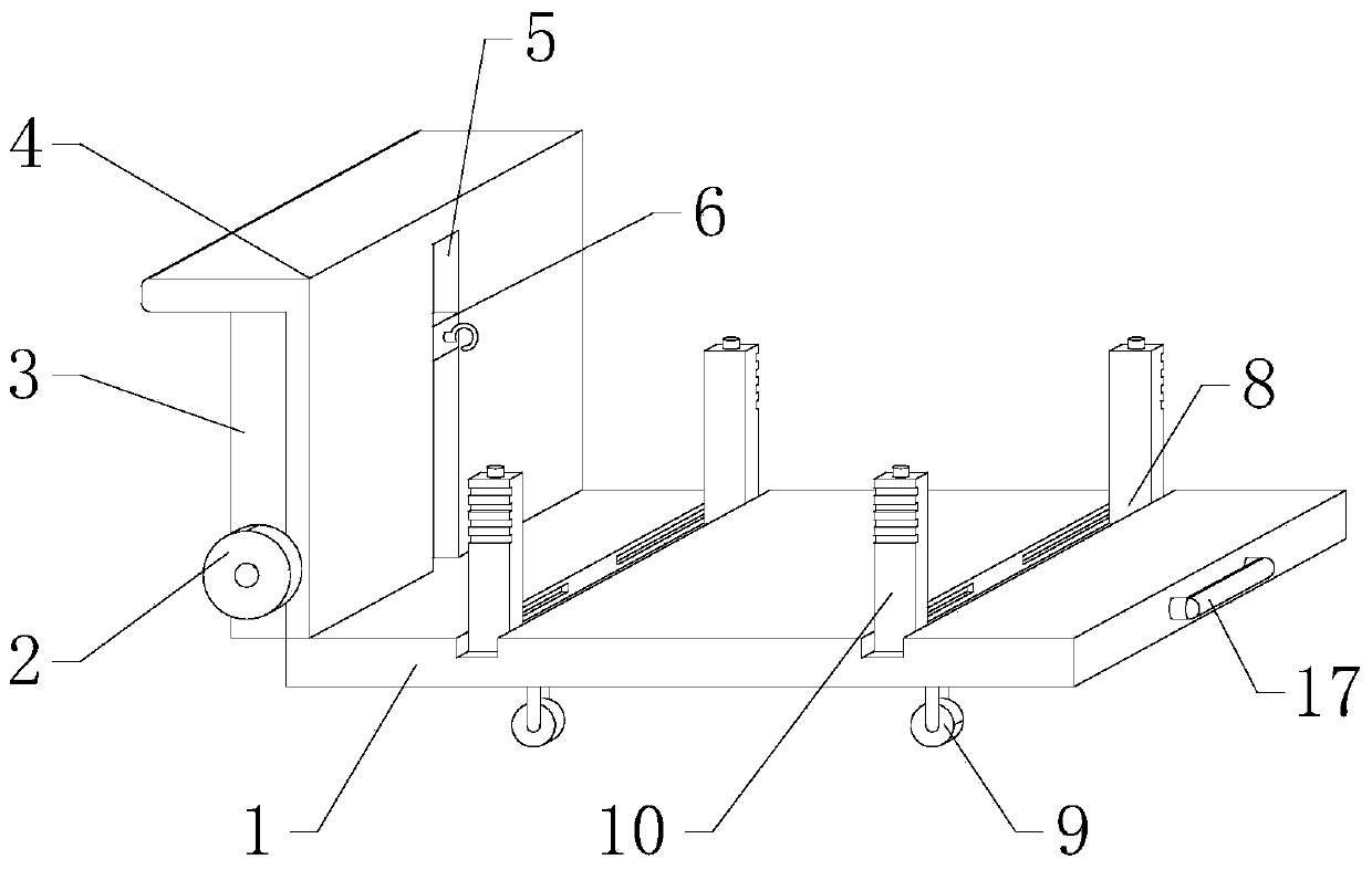 Material conveying device for building construction