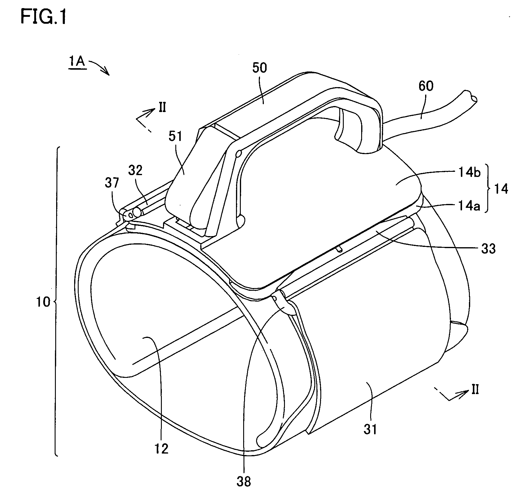 Cuff for blood pressure monitor