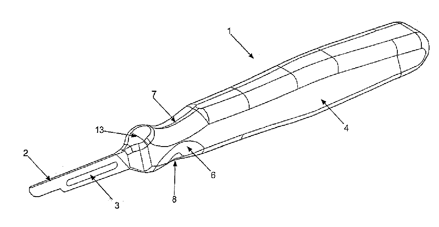 Handle for surgical and dental tools