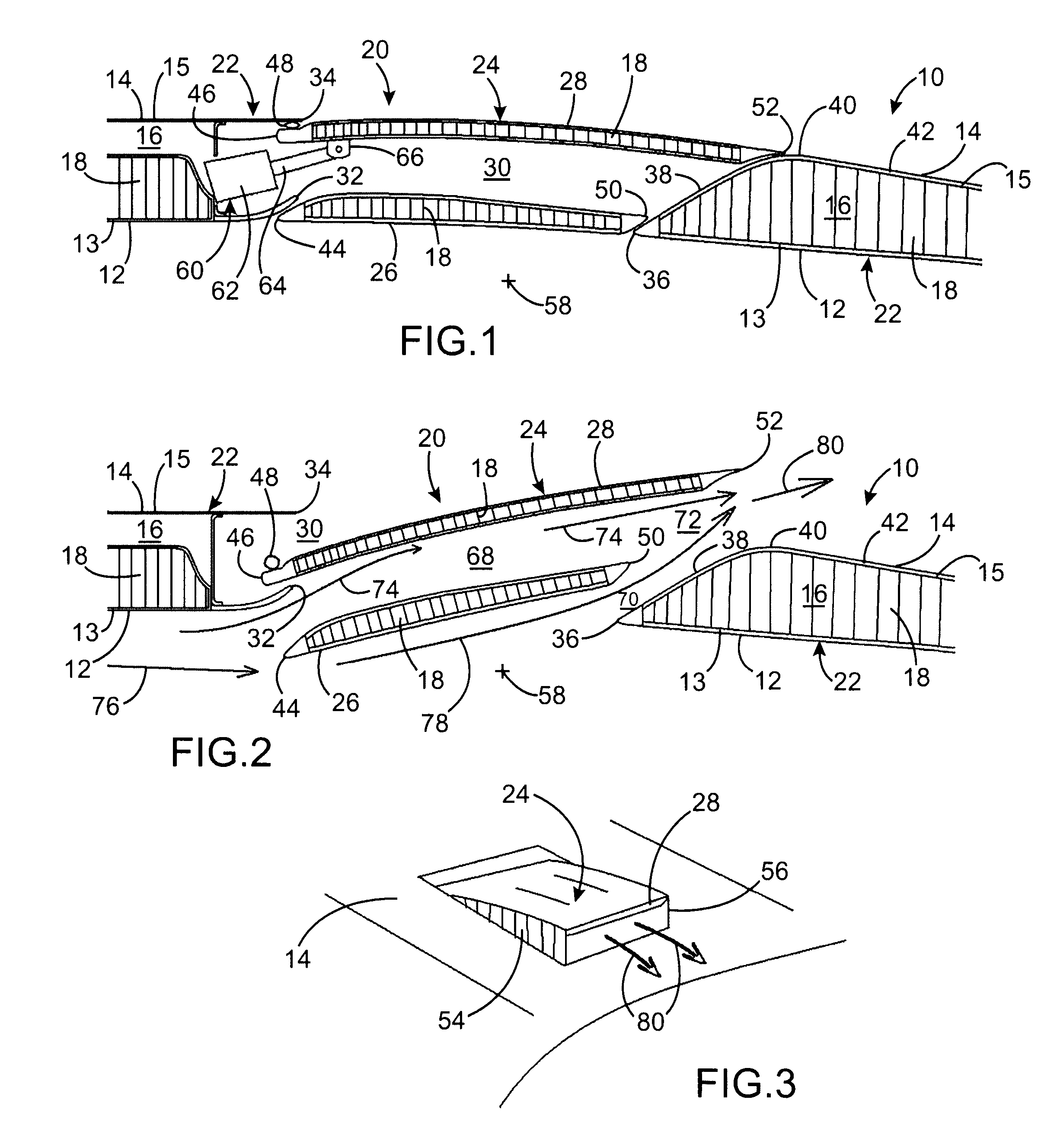 Air discharging device for an aircraft double-flow turbine engine