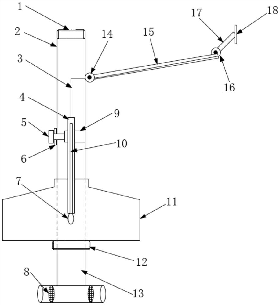 Floating ball measuring device of industrial wastewater PH instrument