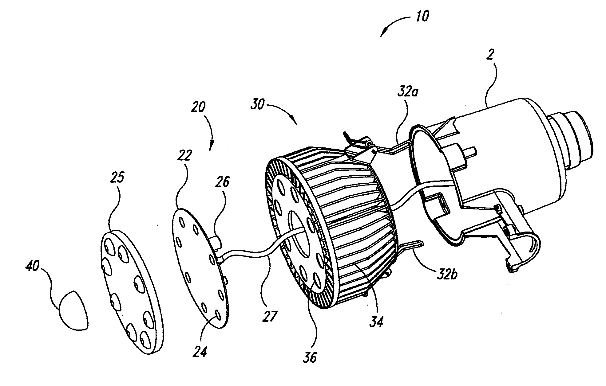 Gas-discharge lamp replacement with passive cooling