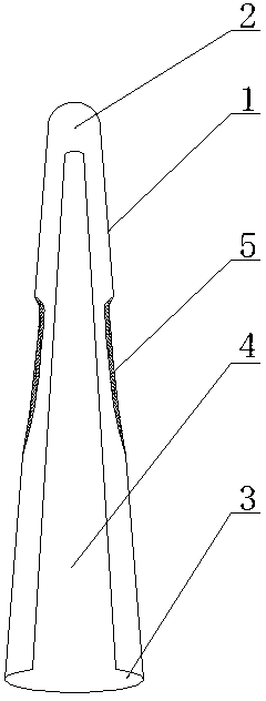 Protective sleeve for medical sharp apparatus