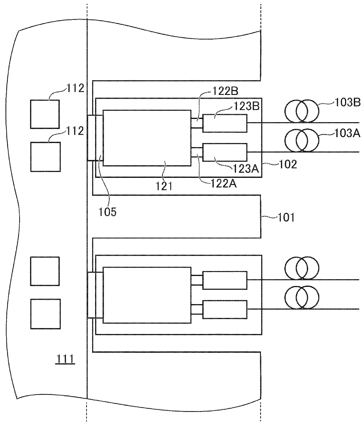 Submount, optical transmitter module, optical module, optical transmission equipment, and control method therefor