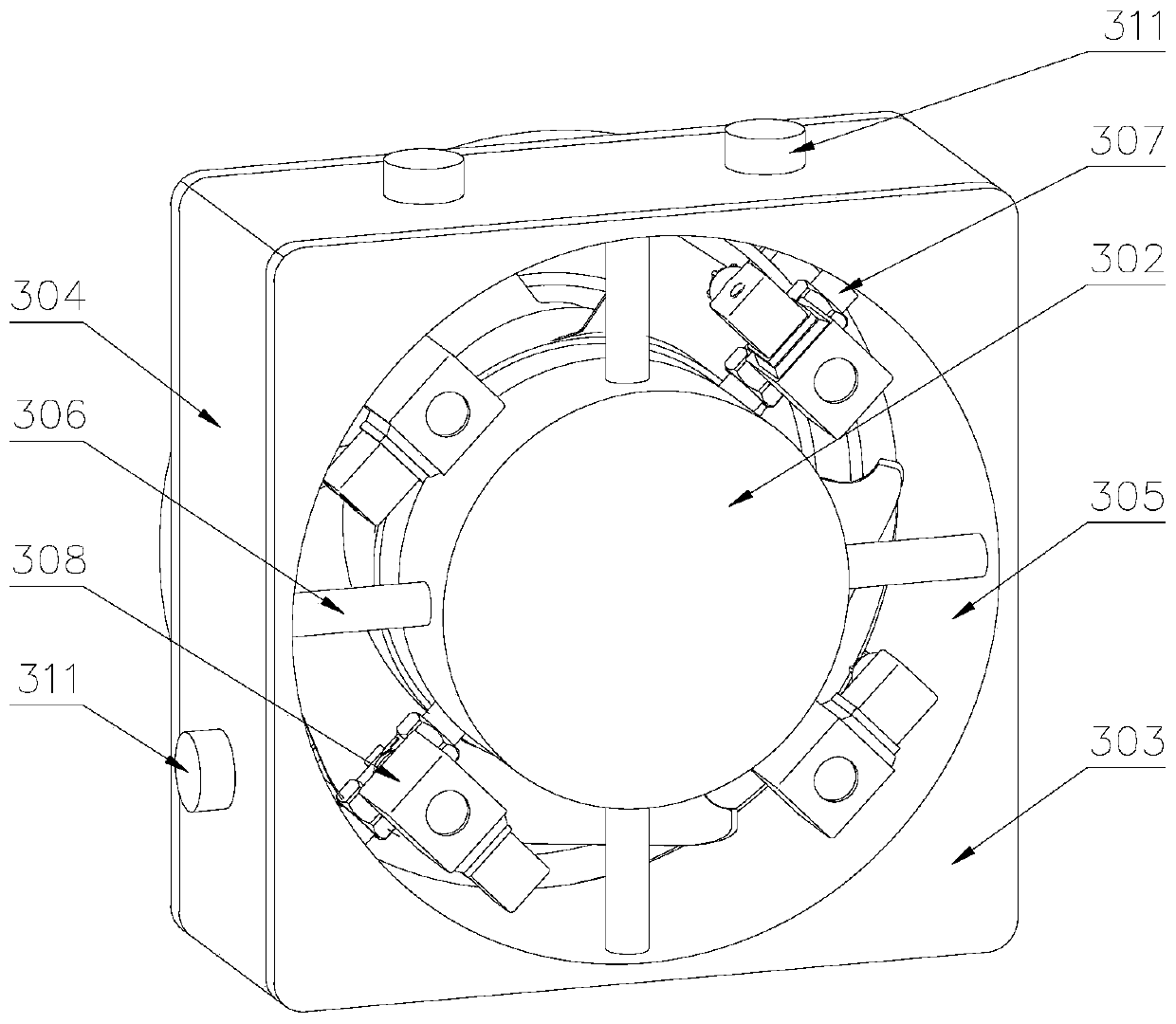 Automatic fire extinguishing system for server