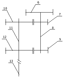 Sucking disc type bench drill