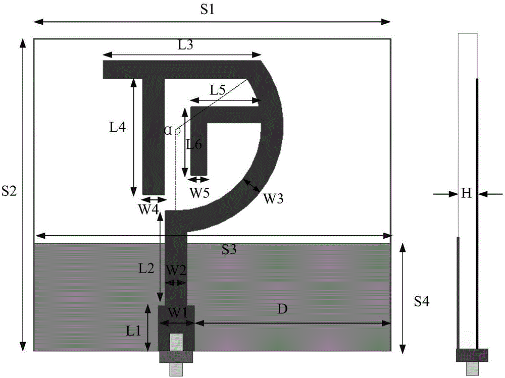 Dual-band circularly polarized microstrip antenna