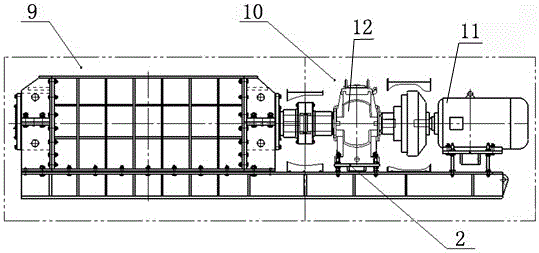 A screw-type centering adjustment method for a double-toothed roller crusher