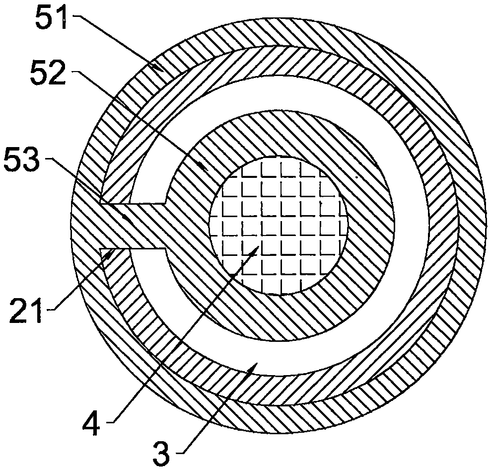 Corrugated pipe cutting device