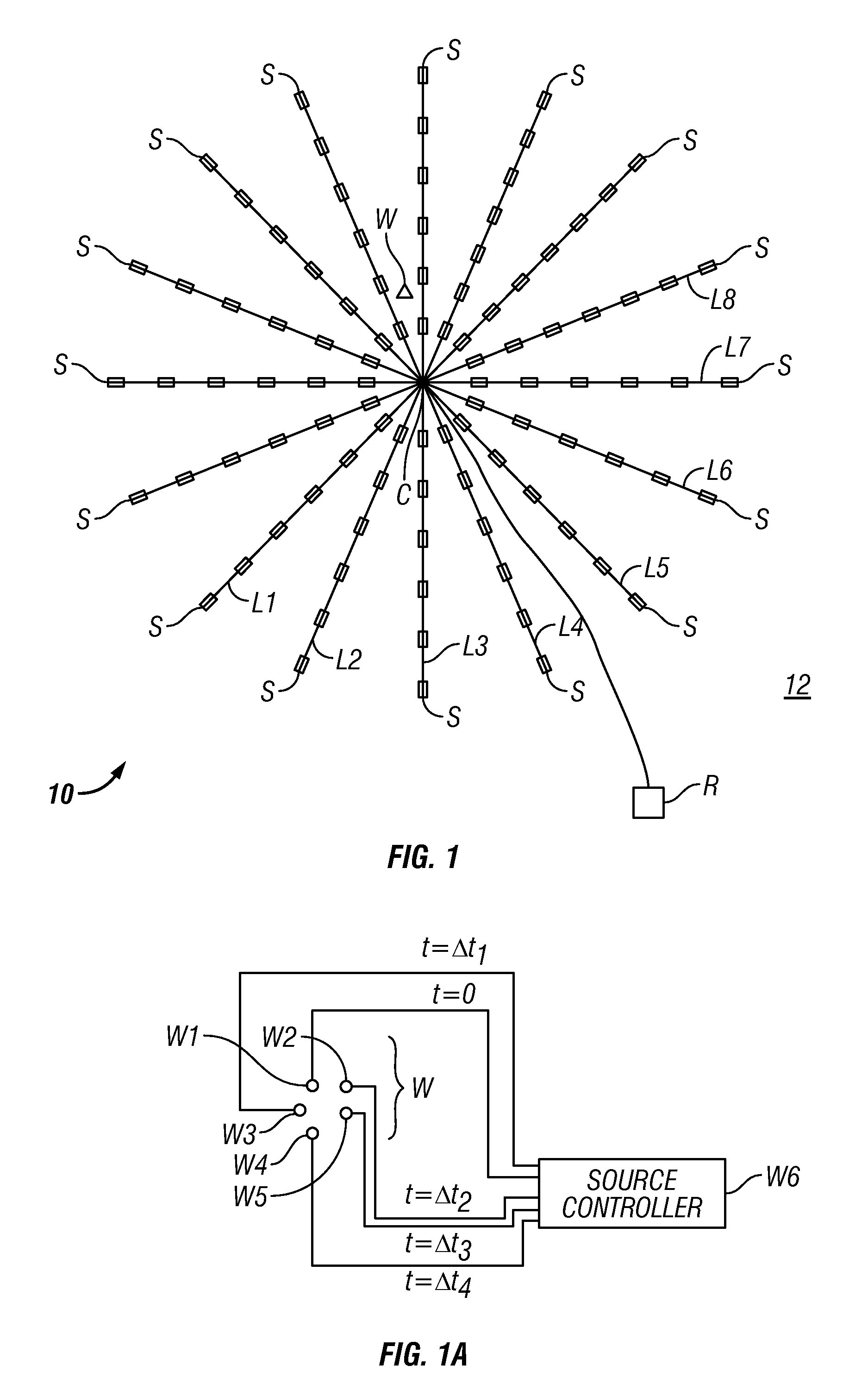 Method for acoustic imaging of the earth's subsurface using a fixed position sensor array and beam steering