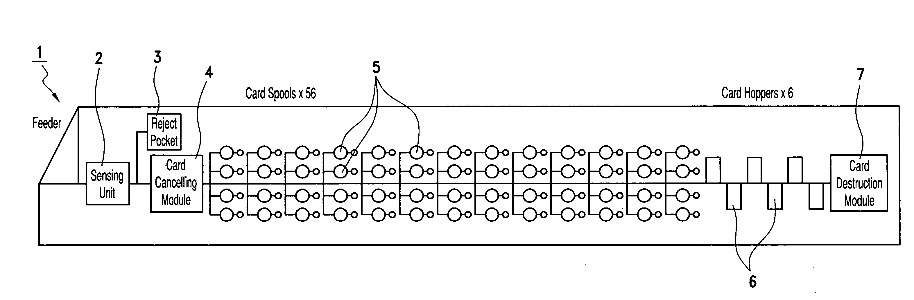 Playing card sorter and cancelling apparatus