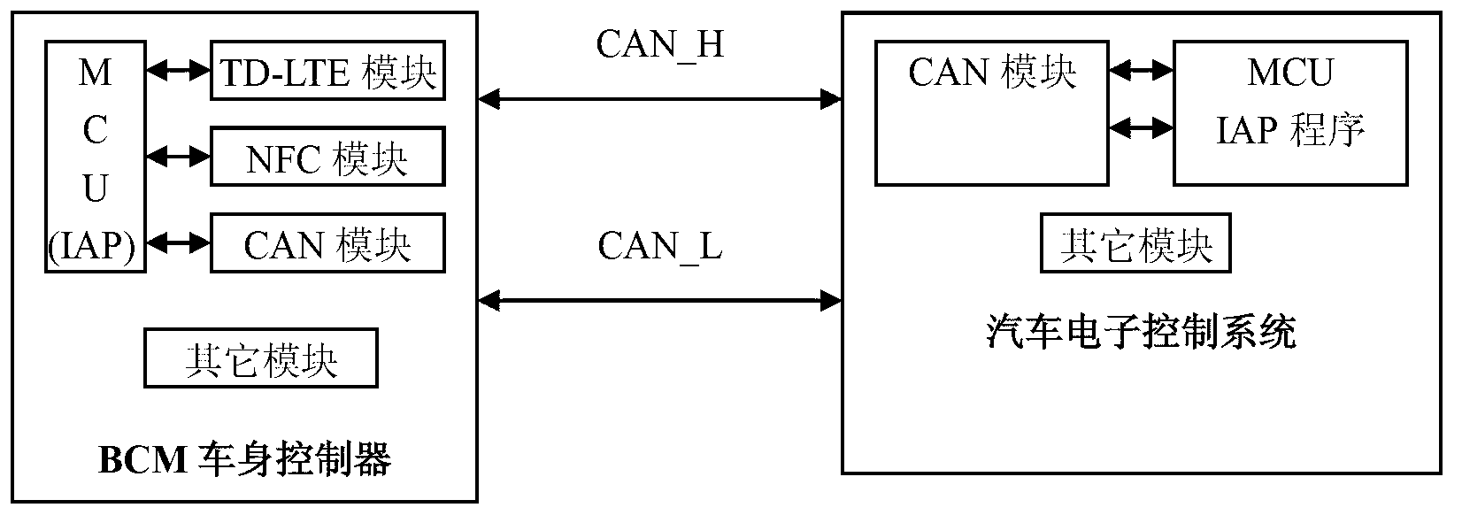 Vehicle body controller, burning system utilizing vehicle body controller and burning method