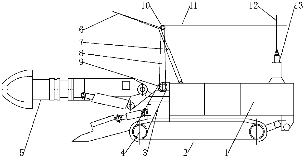 Fragile coal seam rapid excavation and anchor protection matching device