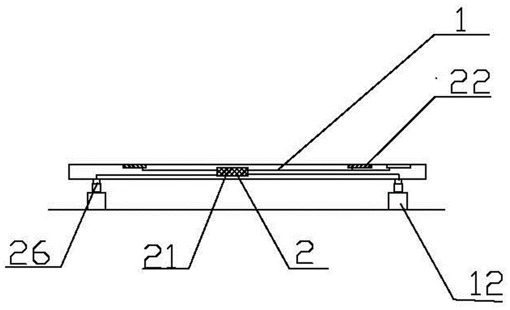 An automatic level adjustment system for a medical support platform