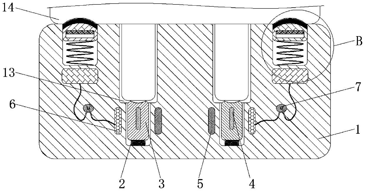 Waterproof power socket based on electromagnetic control and capacitance change