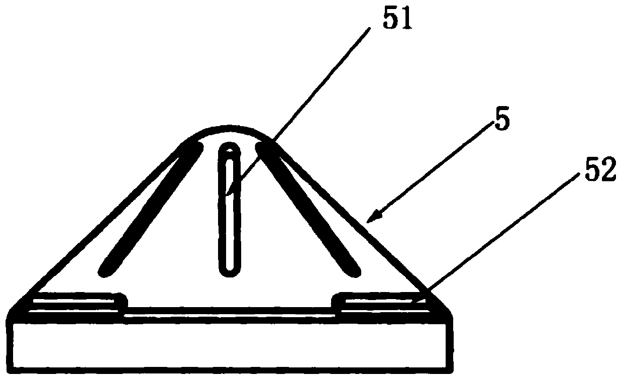 Special-shaped hole machining device and method