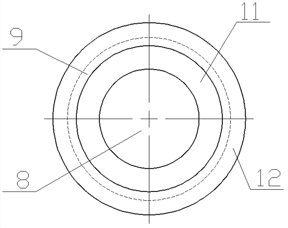 Bionic skin three-dimensional force touch perception device and measuring method thereof