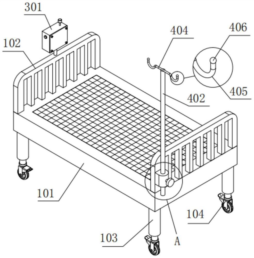 Sickbed for preventing pressure sores