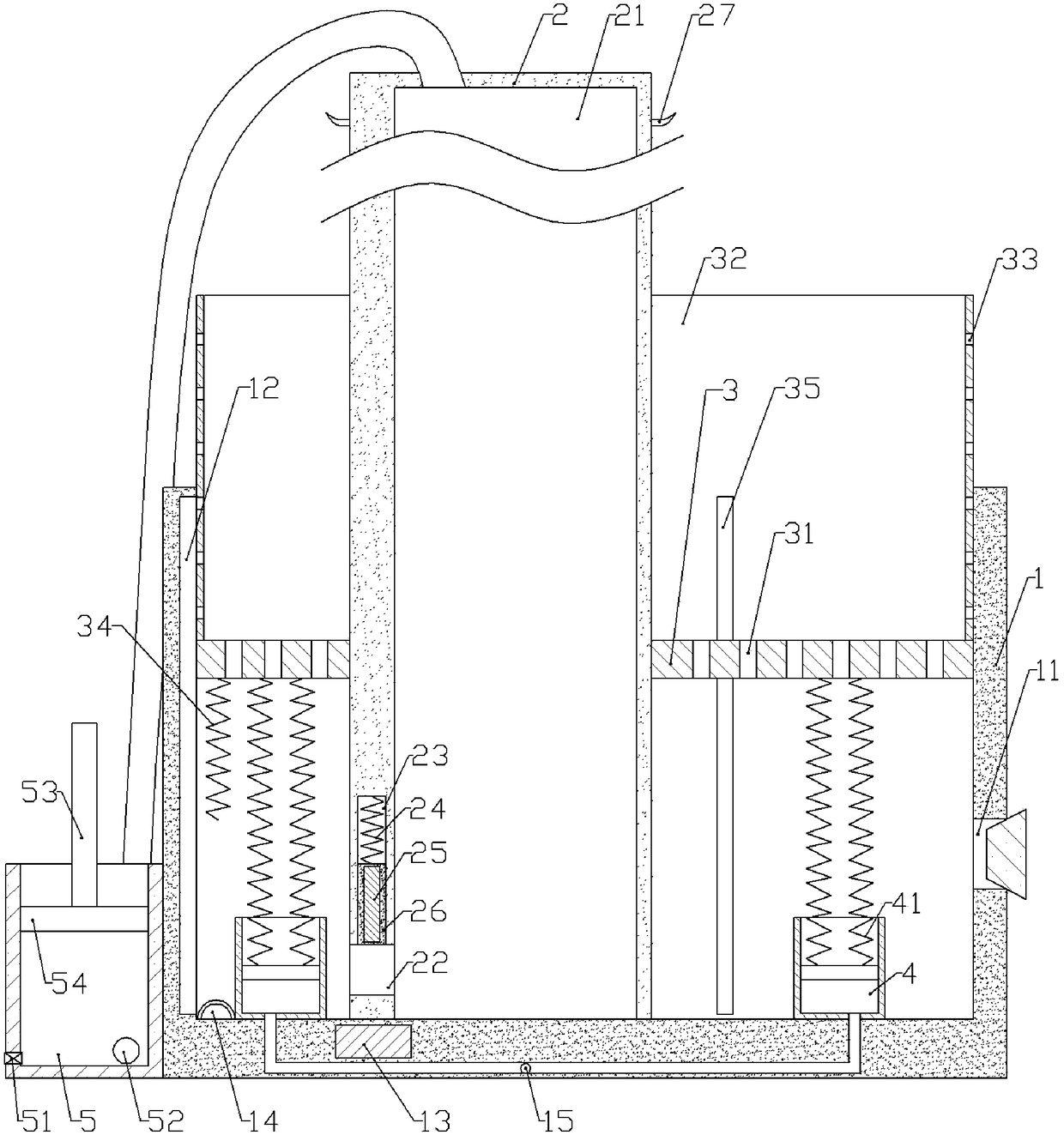 Cultivation apparatus of black wax gourd