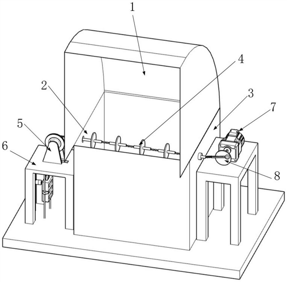 Blocking detection device for blanking pipe of bulk material conveyor