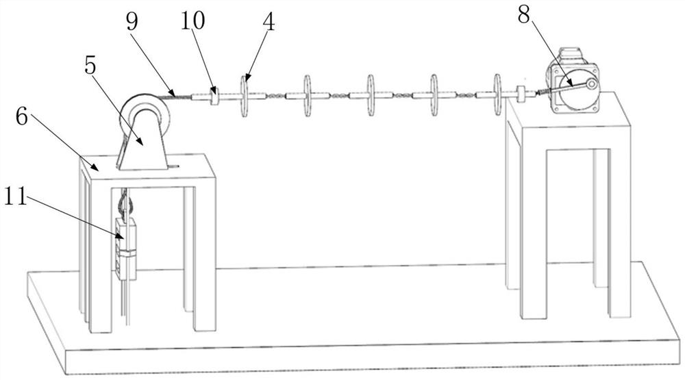 Blocking detection device for blanking pipe of bulk material conveyor