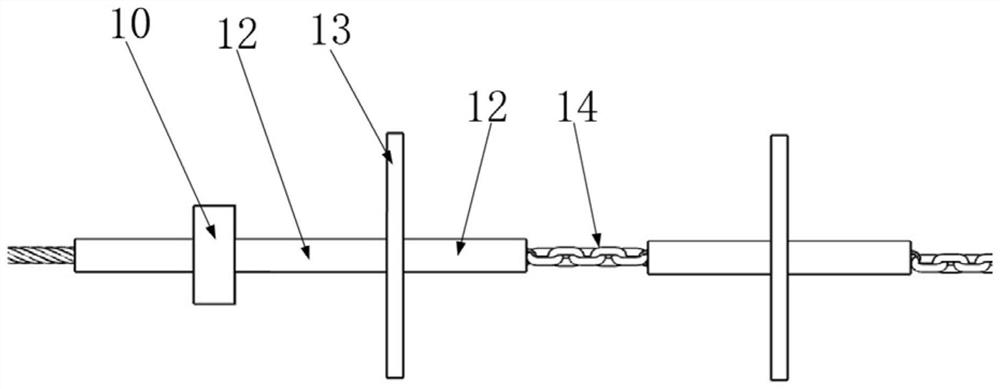 Blocking detection device for blanking pipe of bulk material conveyor