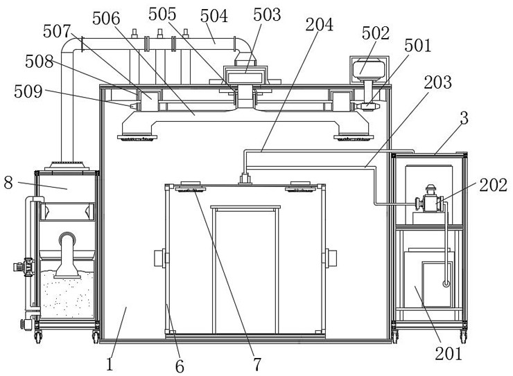 Overall deodorization detection device for intelligent pedestal pan