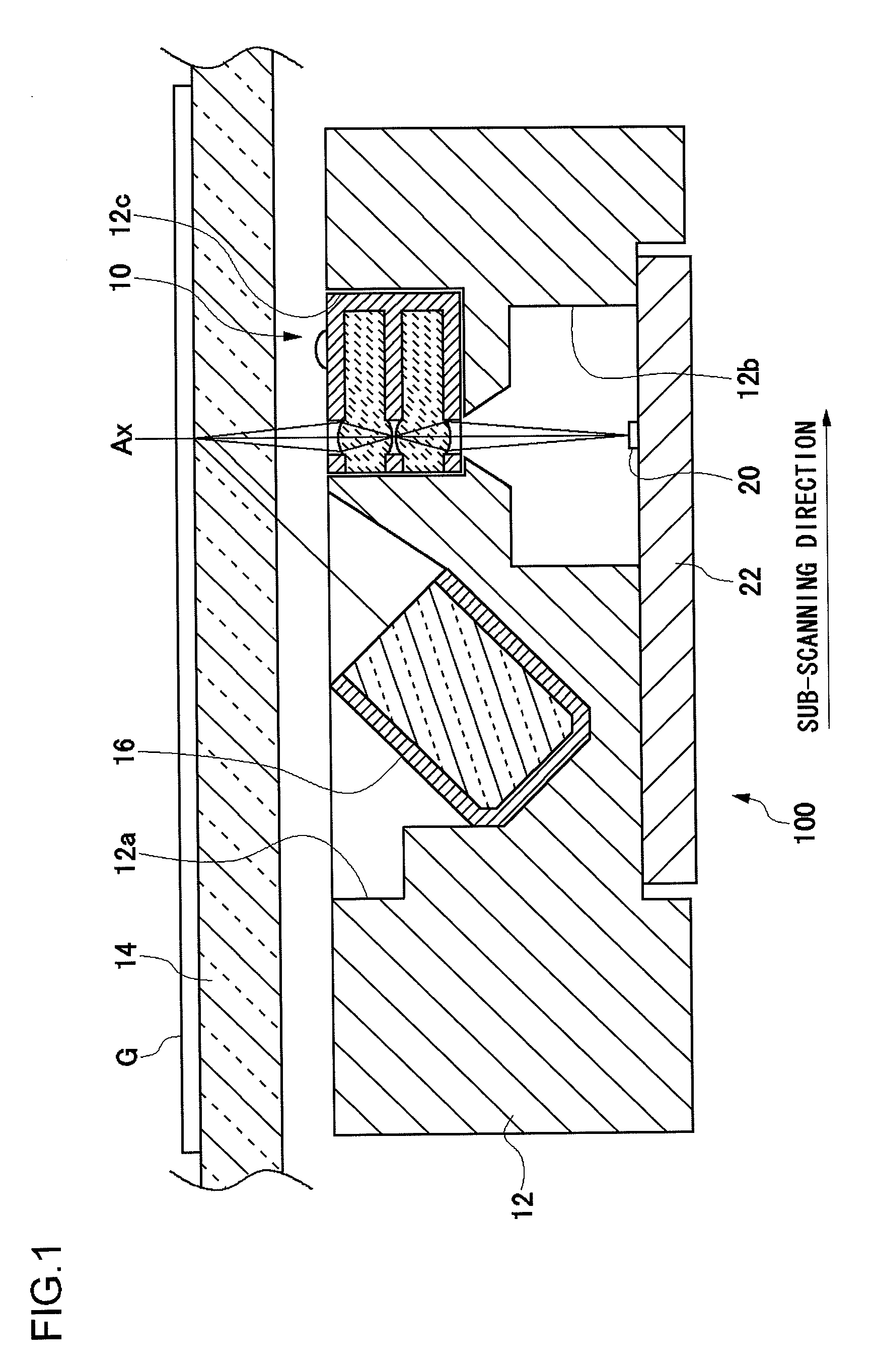 Lens array unit and image reading device