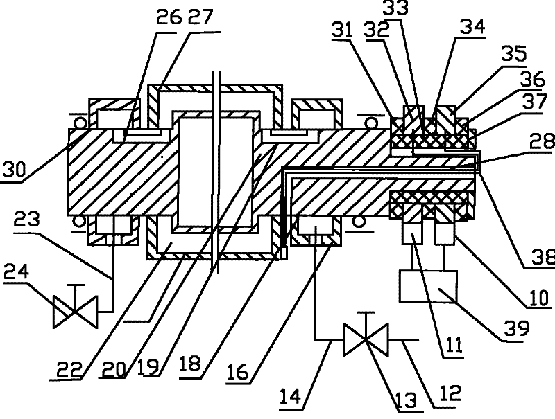 Steam heating device for cloth roller of beam dyeing machine