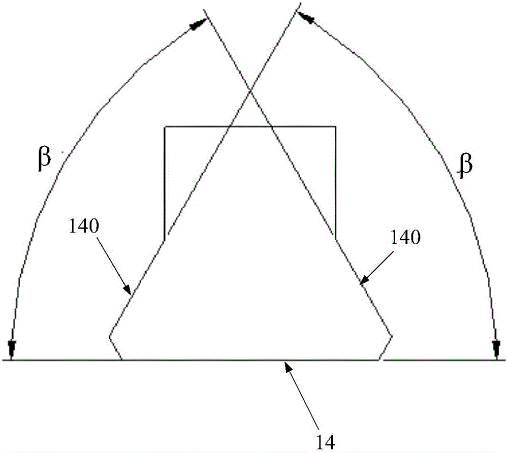 Device and method for measuring pressure surface angle of dovetail-type blade tenon