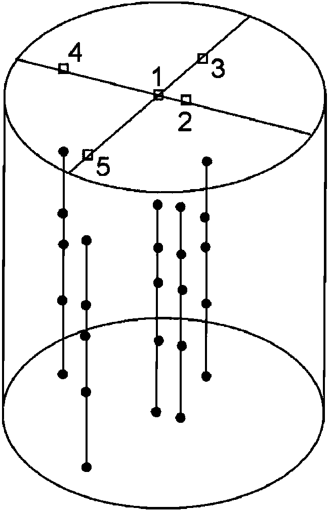 Method for graduating barreled nuclear waste neutron measuring device