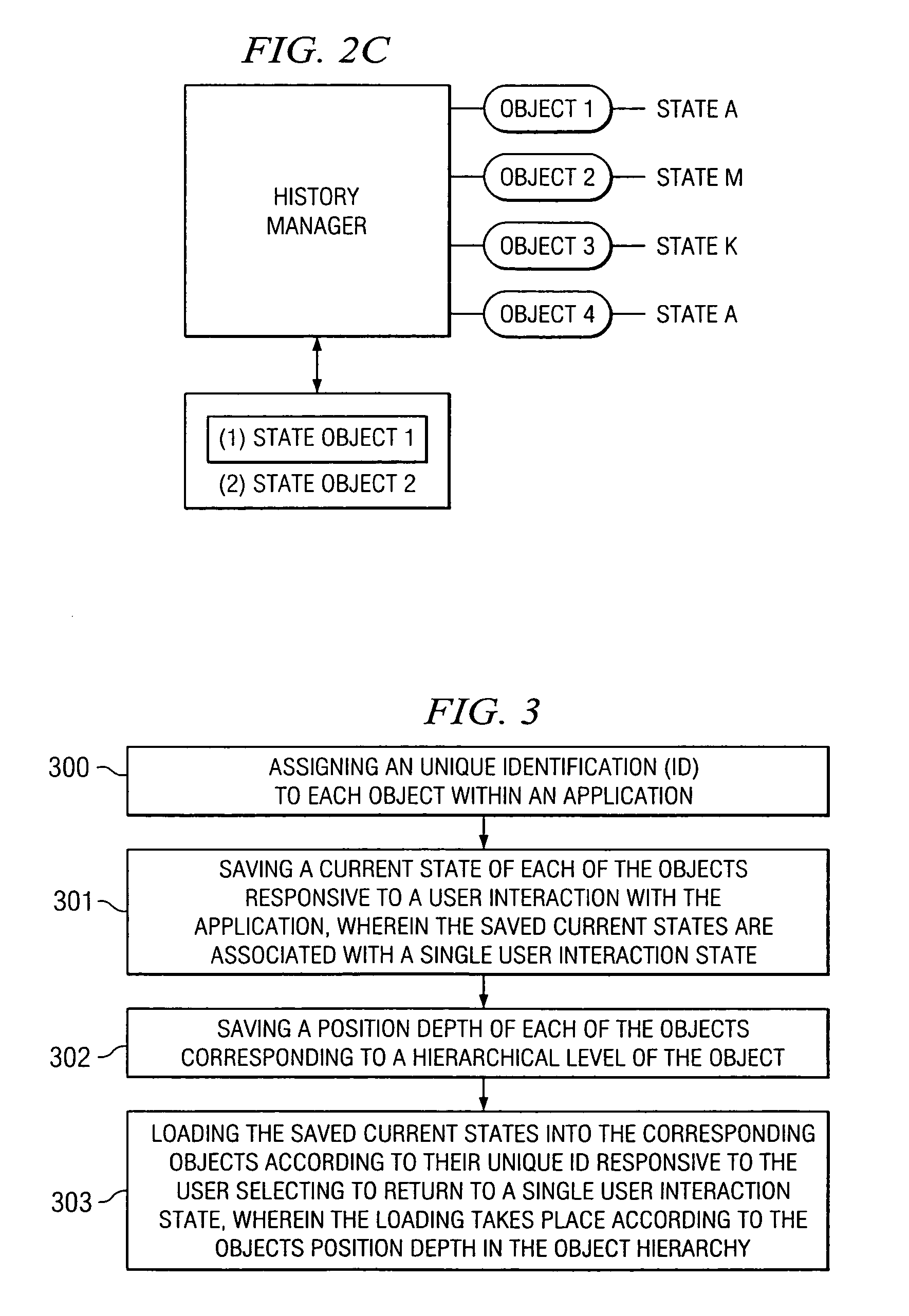 Management of user interaction history with software applications