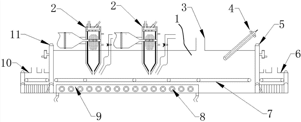 Multistage sweeping type silicon slice texturing and processing device and control method thereof