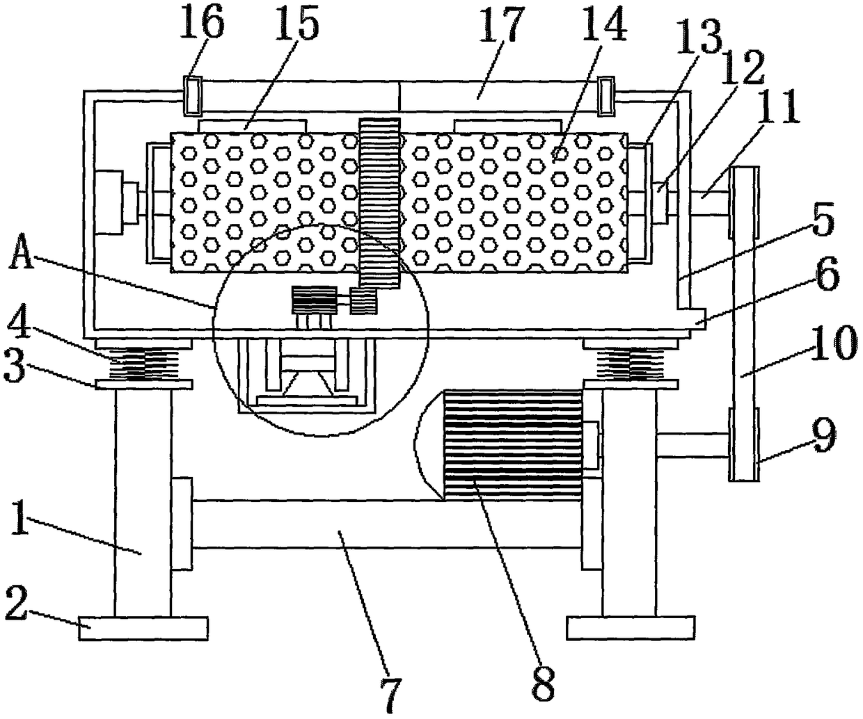 High-efficiency preserved meat dehydrator