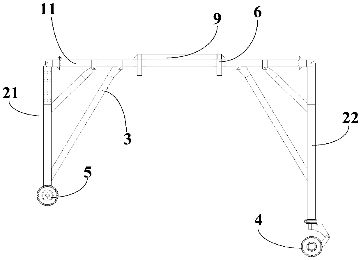 Tunnel prefabricated under-rail structural assembling trolley and control system thereof