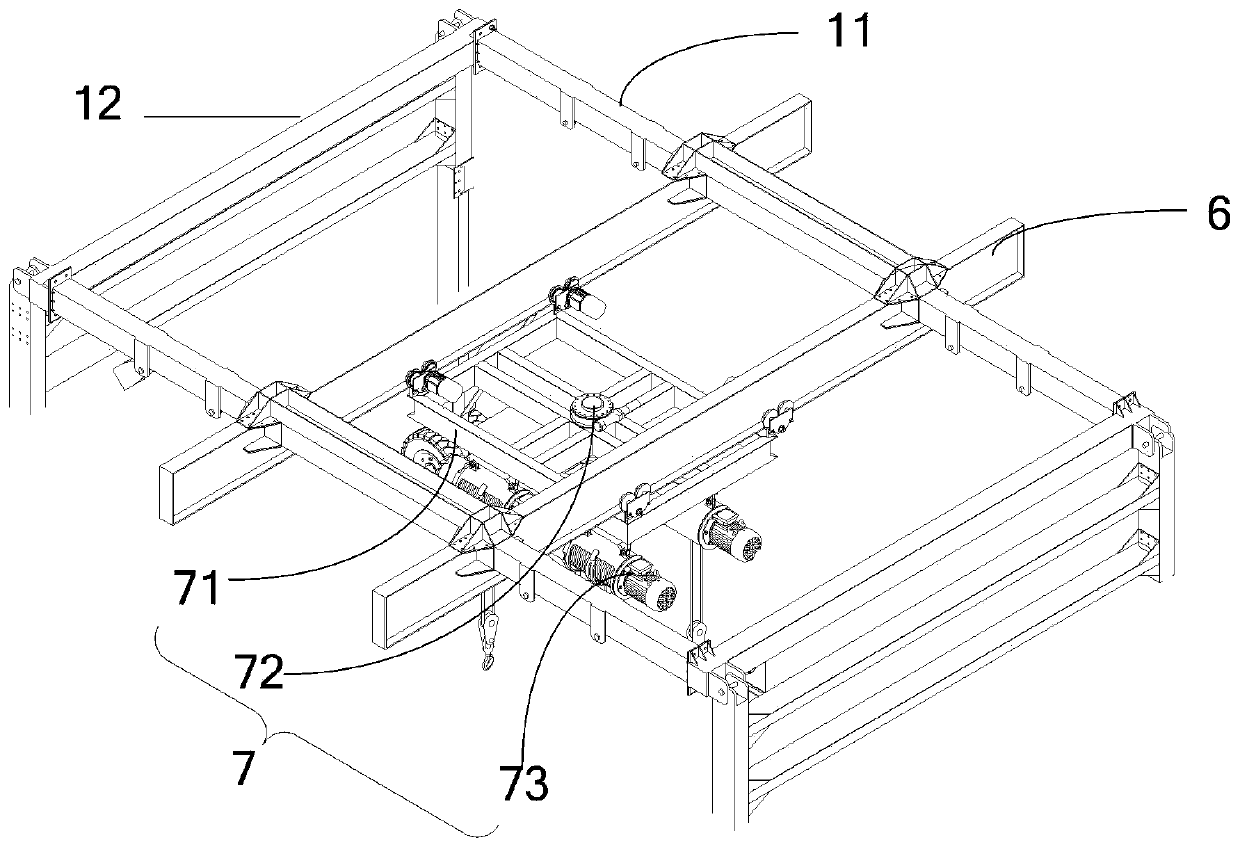 Tunnel prefabricated under-rail structural assembling trolley and control system thereof