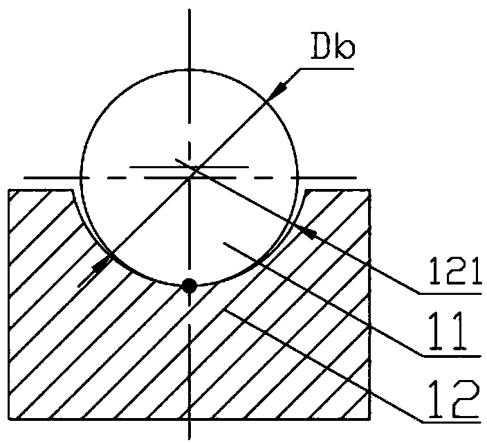 Machining method for rolling bearing with ring precisely shaped by hard finishing