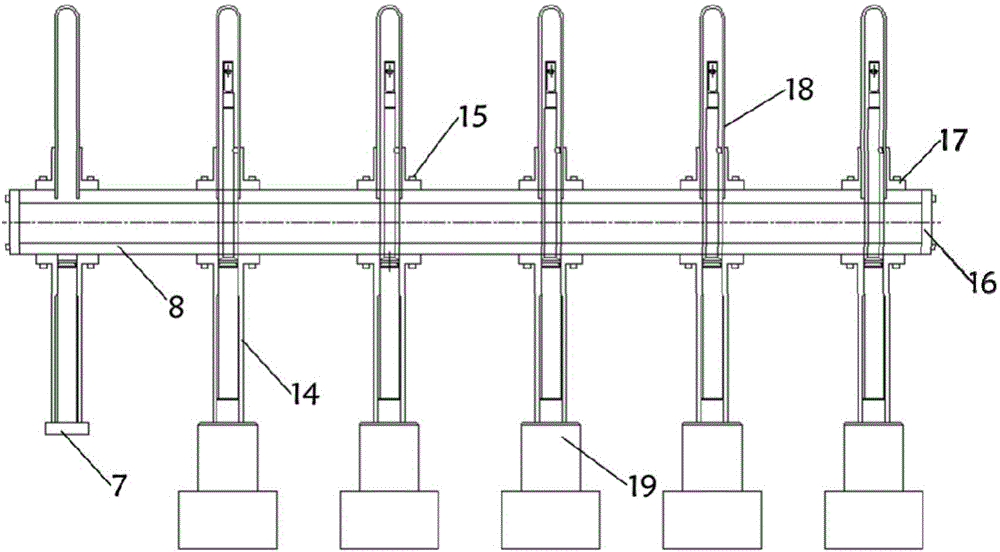 Vacuum storing and testing device for transmission electron microscope sample rods