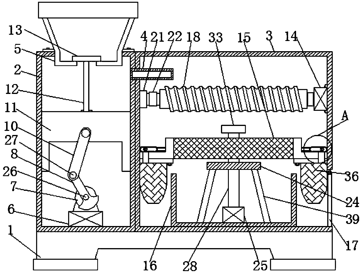 A processing device integrating rice husking and screening