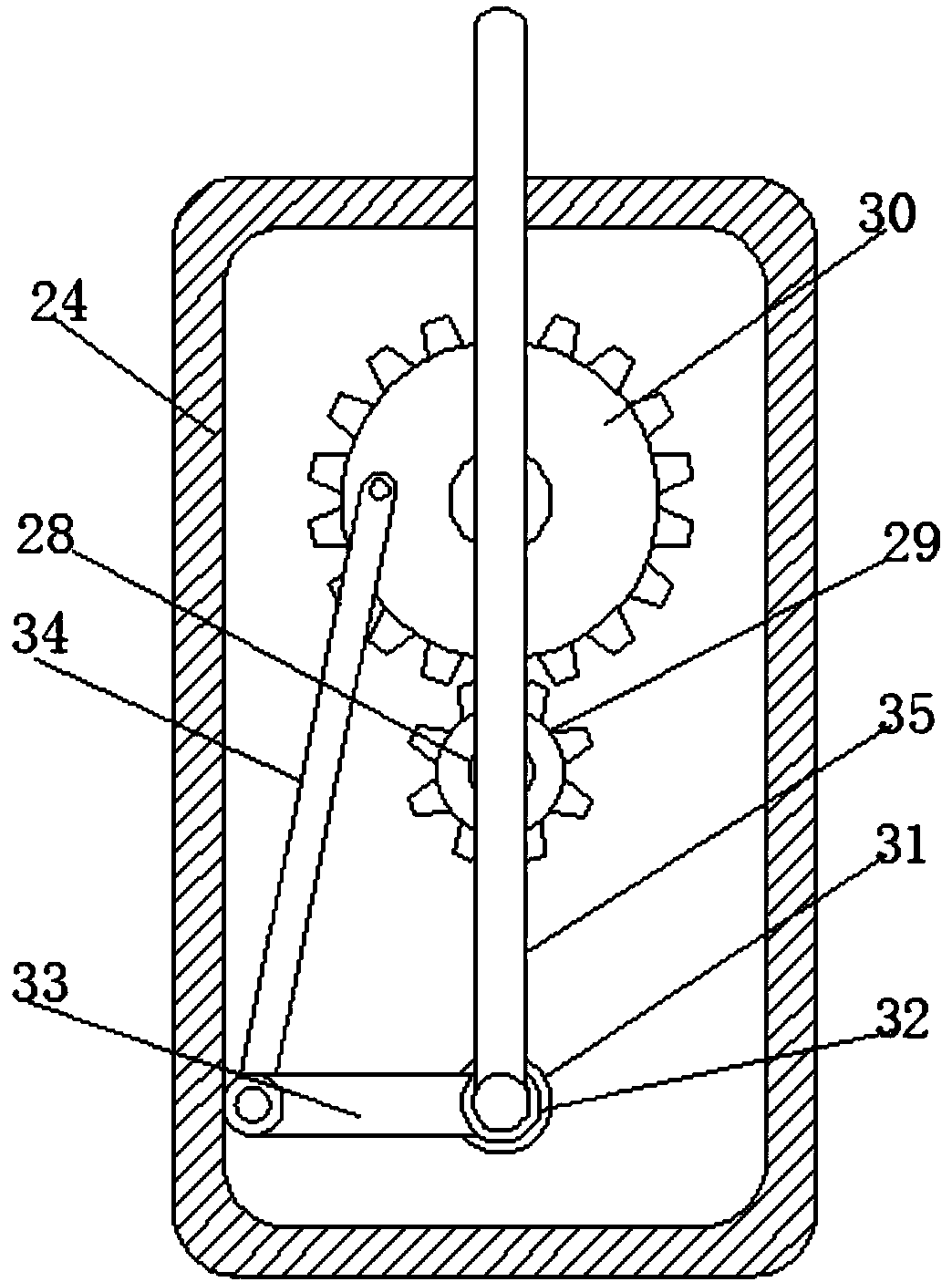 A processing device integrating rice husking and screening