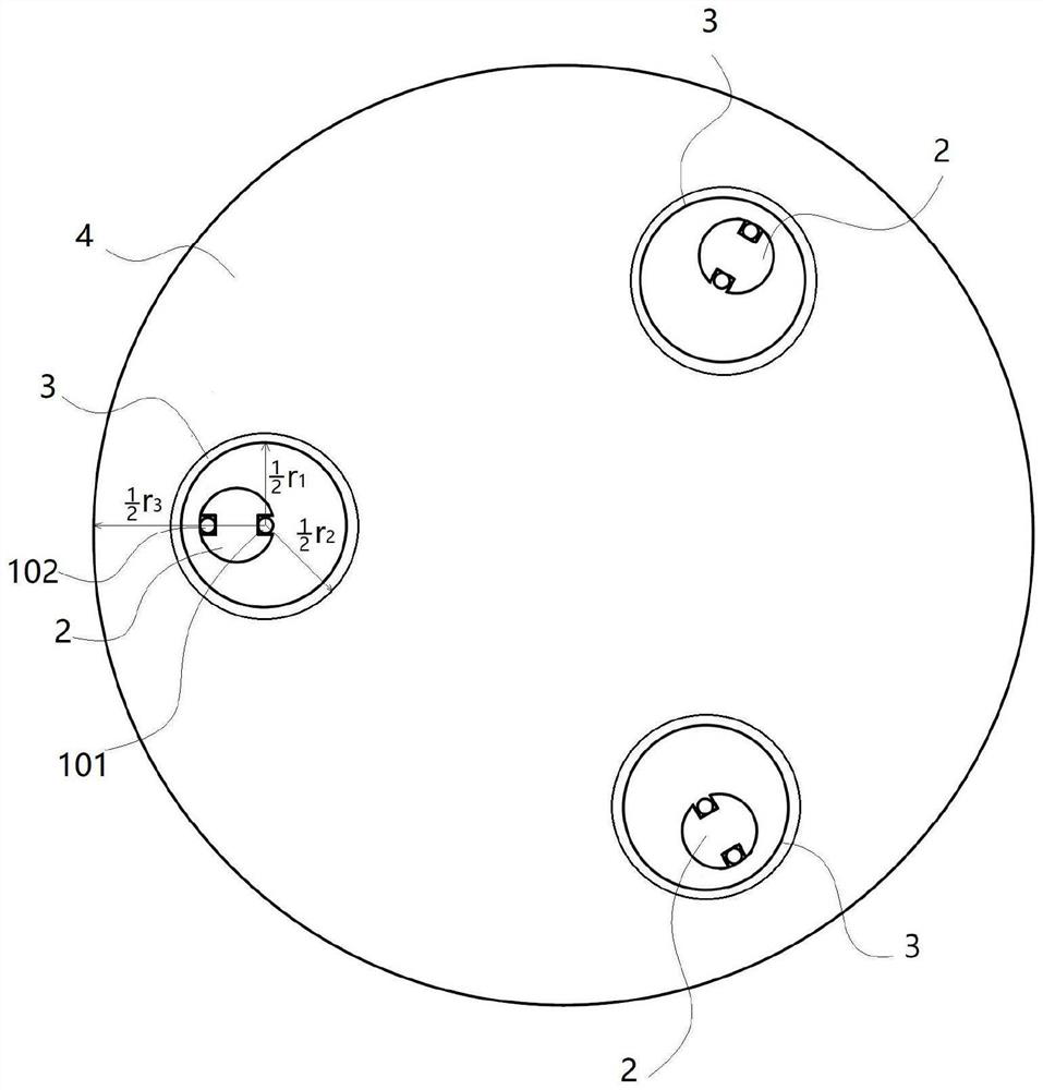 Post-loading monitoring method for composite pile