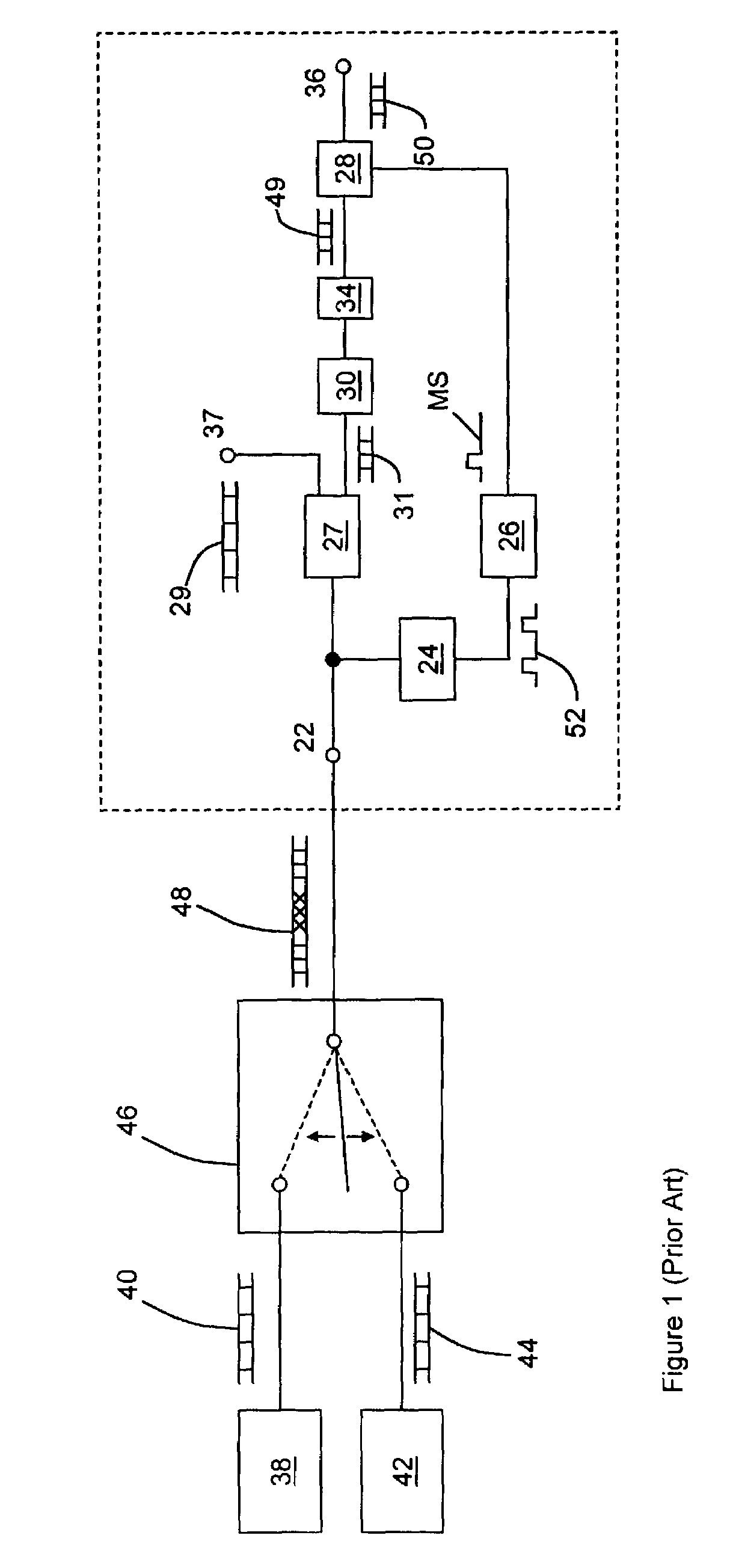 Circuit and method for live switching of digital video programs containing embedded audio data