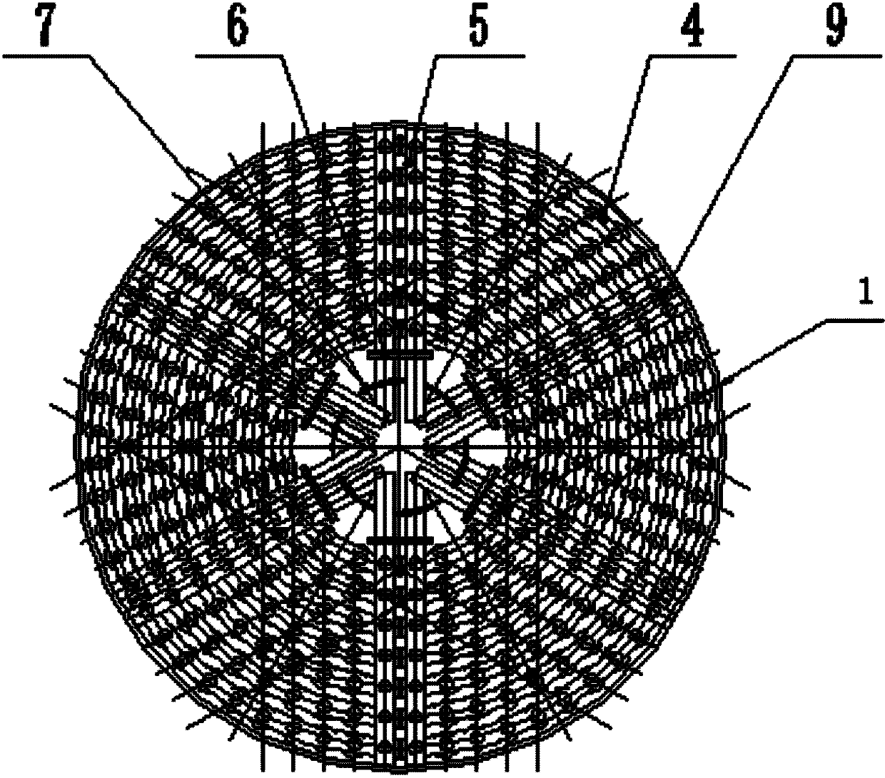 Steam hydrophobization structure and method for steam tube nest rotary drier