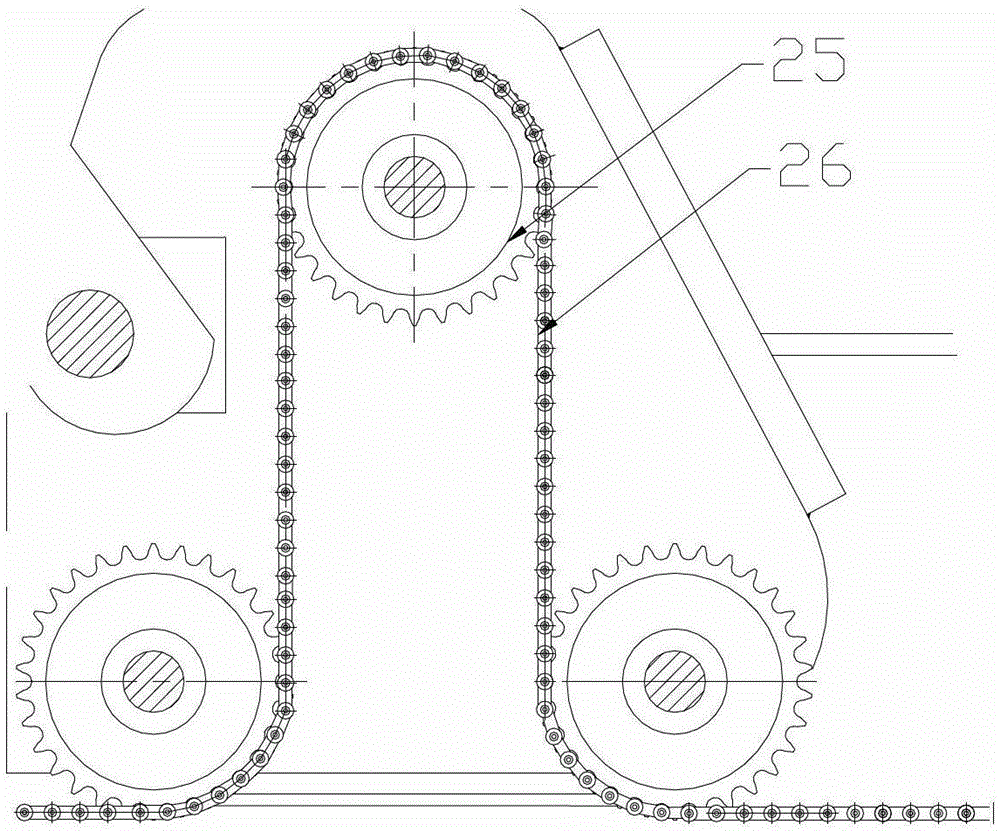 A clamping and conveying device for a large marine edge milling machine