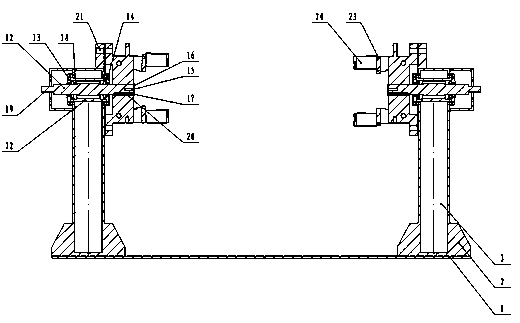 Clamp used for welding beam of bogie of railway vehicle