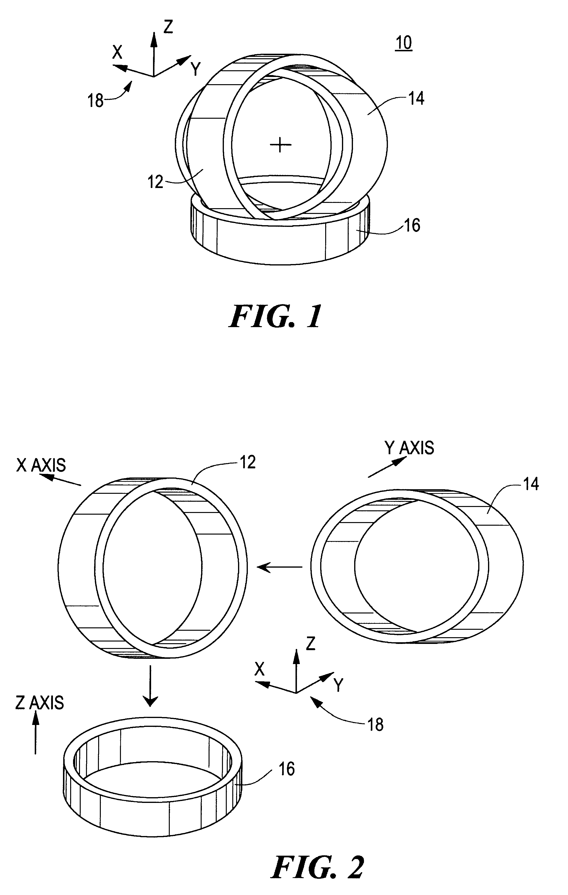 Nested fiber optic gyro system